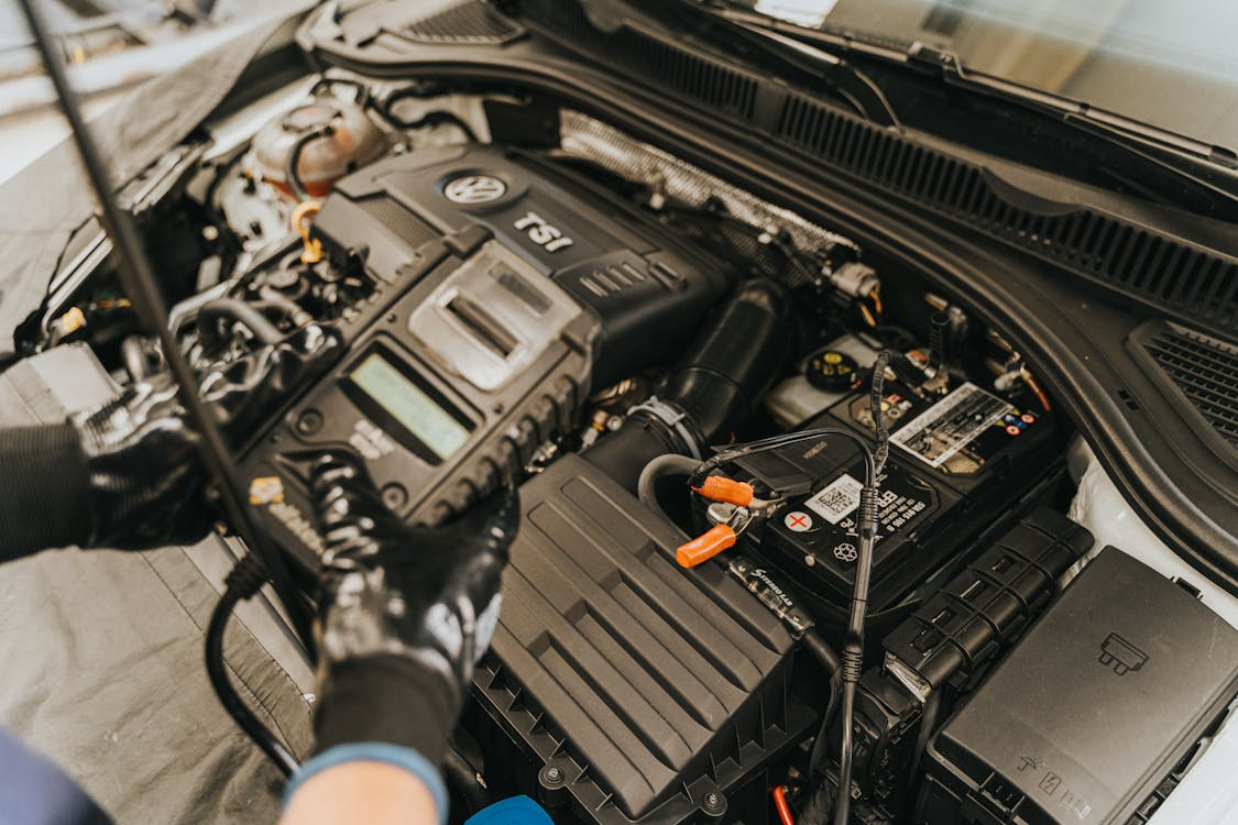 Close up of Car Engine